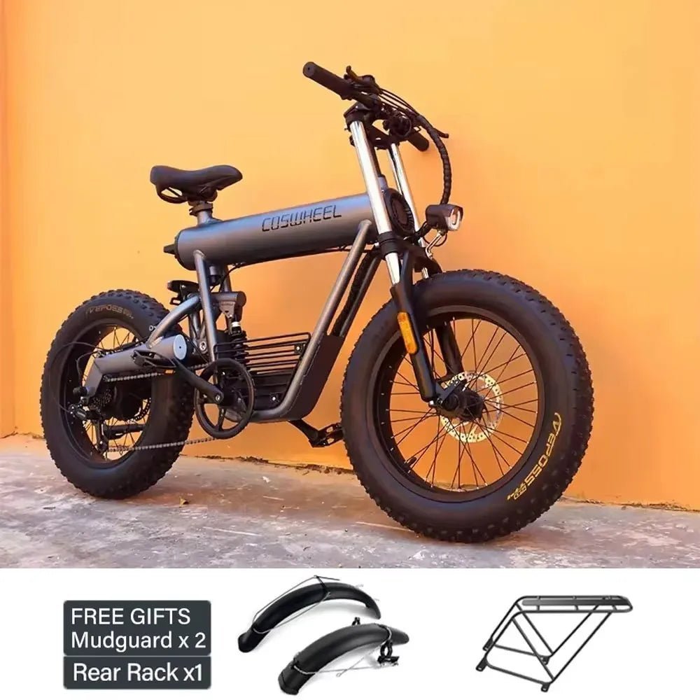 Coswheel Electric Bike CT20S 2000W Motorcyle Drit bike Ebike 20 Inch Fat Tire Bicycle 60V 27.5AH Bikes Adult Electric Bicycle - RISE DEFENSE SYSTEMS.AI PRODUCTS