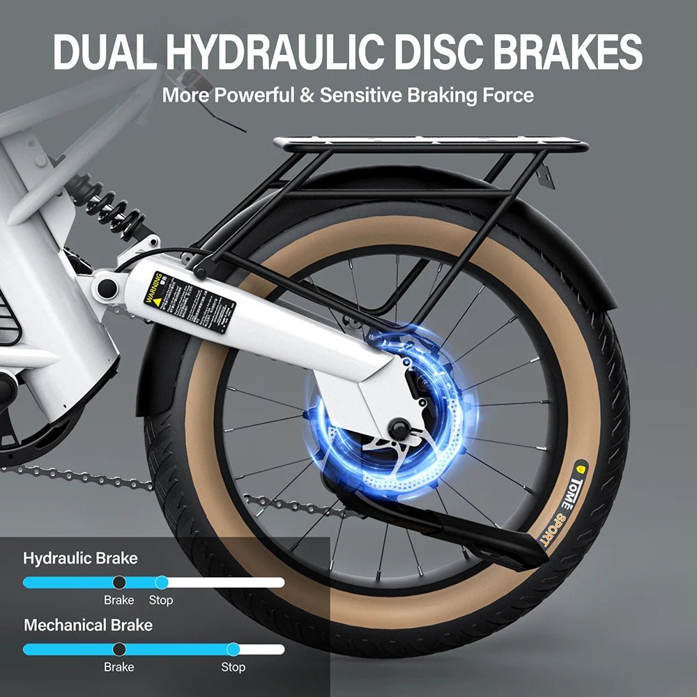 Coswheel M20 Electric Bike Electrical bicycle for adult 1000W Ebike 20 Inch Tire 48V 20AH Battery Outdoor Road Snow Bike Cargo - RISE DEFENSE SYSTEMS.AI PRODUCTS