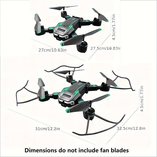 S6 Max Quadcopter Drone - Professional Entry-Level Dual Camera with 540° Obstacle Avoidance, FPV, High Altitude Hovering, Outdoor Party Overhead Shot Capability - Perfect Beginner Gift for Christmas, Thanksgiving, Halloween, RISE DEFENSE SYSTEMS.AI PRODUCTS