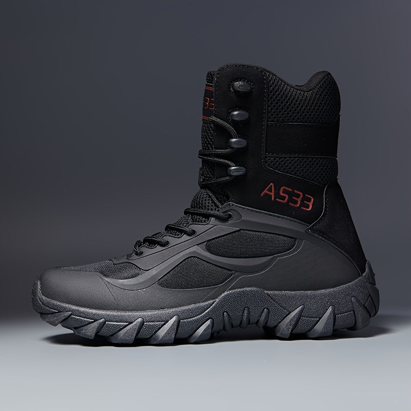 Comfortable Wear-resistant Men's Boots Non-slip Outdoor Shoes For Hiking Climbing Hunting Trekking RISE DEFENSE SYSTEMS.AI PRODUCTS