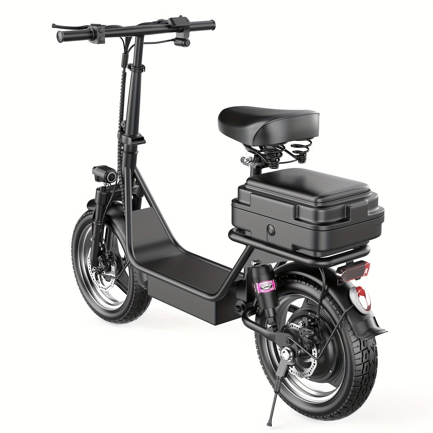 High-Speed Electric Scooter for Adults - 500W 650W Peak Motor, 20mph Top Speed, 30Miles Long Range, Comfortable Seat, Dual Disc Brakes, Perfect for Commuters and Travelers RISE DEFENSE SYSTEMS.AI PRODUCTS