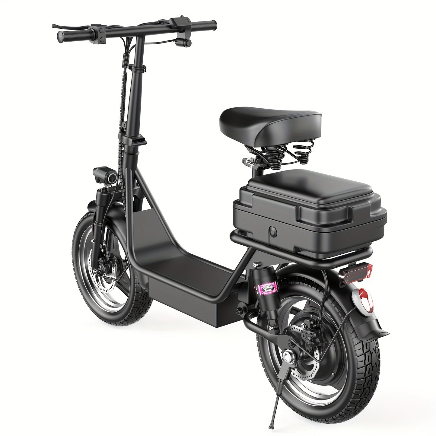 High-Speed Electric Scooter for Adults - 500W 650W Peak Motor, 20mph Top Speed, 30Miles Long Range, Comfortable Seat, Dual Disc Brakes, Perfect for Commuters and Travelers RISE DEFENSE SYSTEMS.AI PRODUCTS