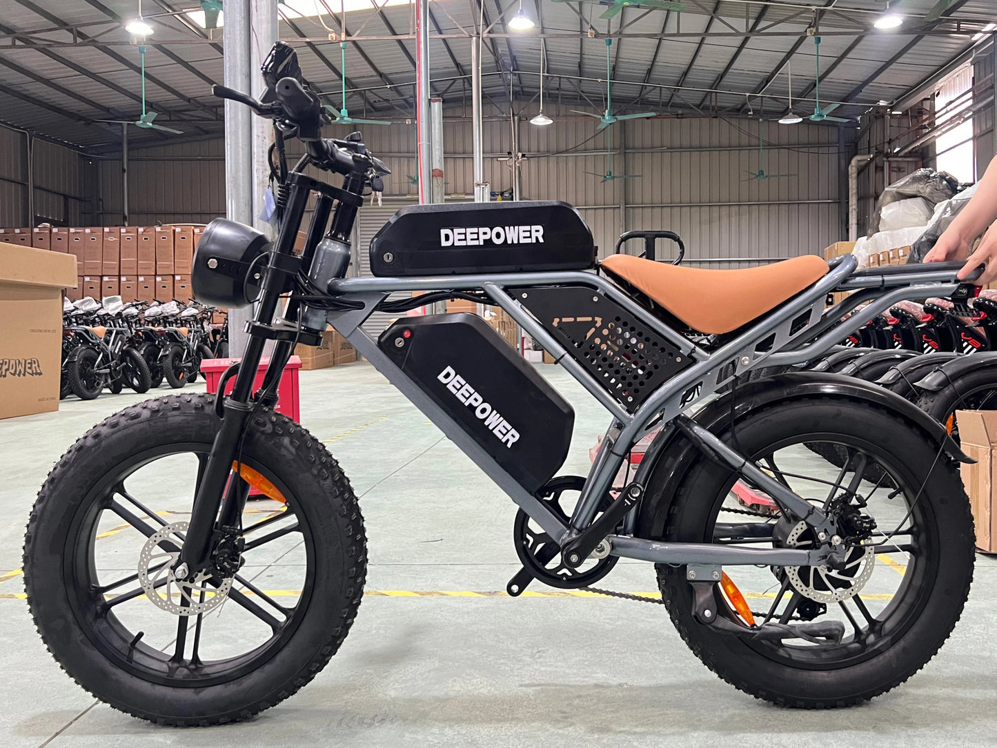DEEPOWER S7 2000W Electric bike 48V 60AH 20Inch Fat Tire Electric bicycle Outdoor Adult Off - Road Bicycle Mountain Ebike - RISE DEFENSE SYSTEMS.AI PRODUCTS