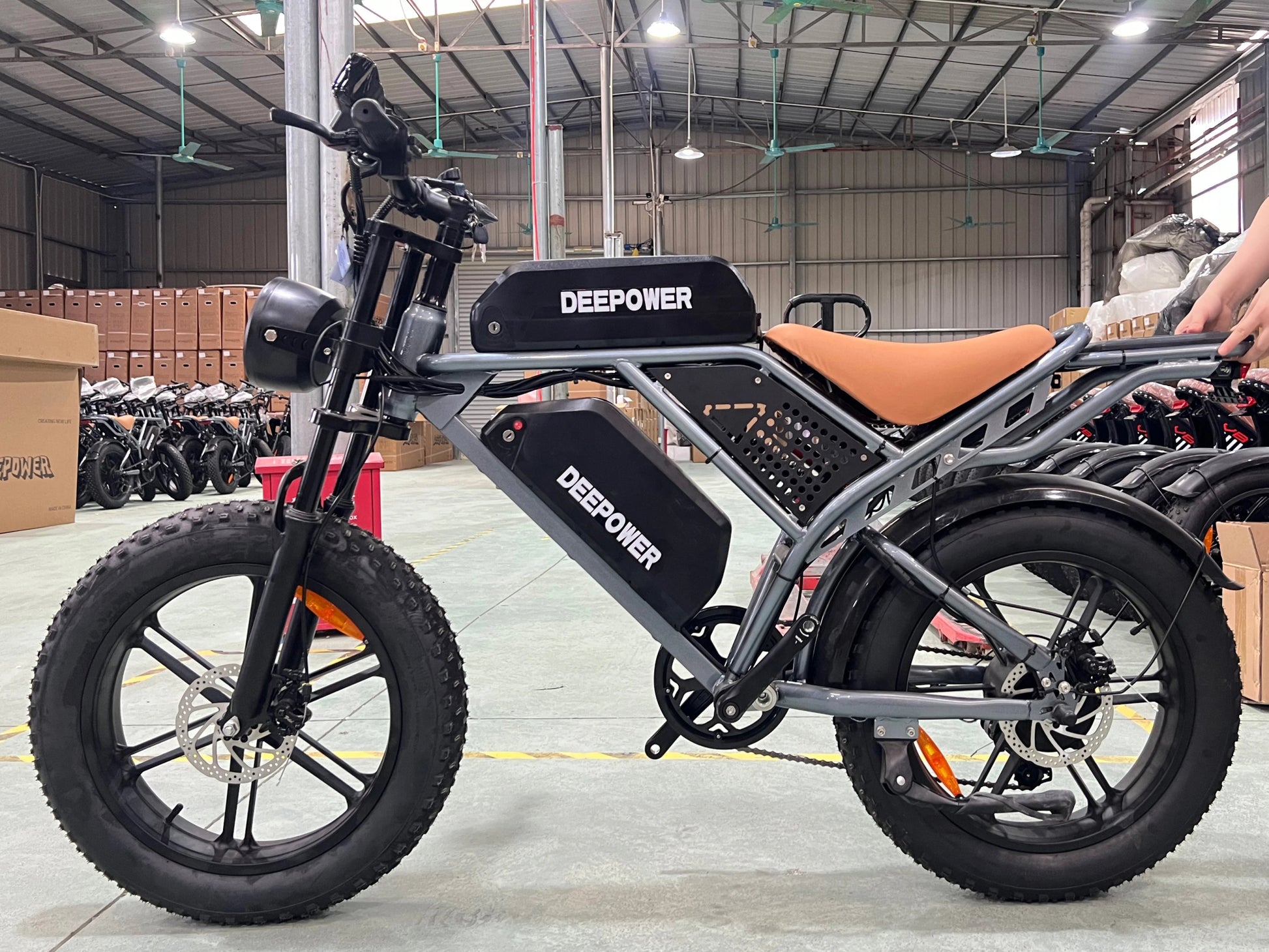 DEEPOWER S7 2000W Electric bike 48V 60AH 20Inch Fat Tire Electric bicycle Outdoor Adult Off - Road Bicycle Mountain Ebike - RISE DEFENSE SYSTEMS.AI PRODUCTS