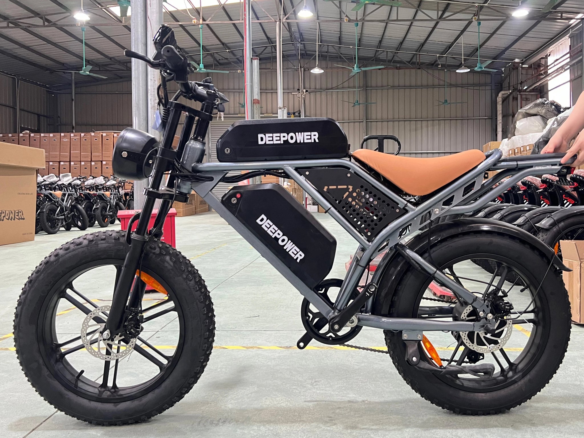DEEPOWER S7 2000W Electric bike 48V 60AH 20Inch Fat Tire Electric bicycle Outdoor Adult Off - Road Bicycle Mountain Ebike - RISE DEFENSE SYSTEMS.AI PRODUCTS