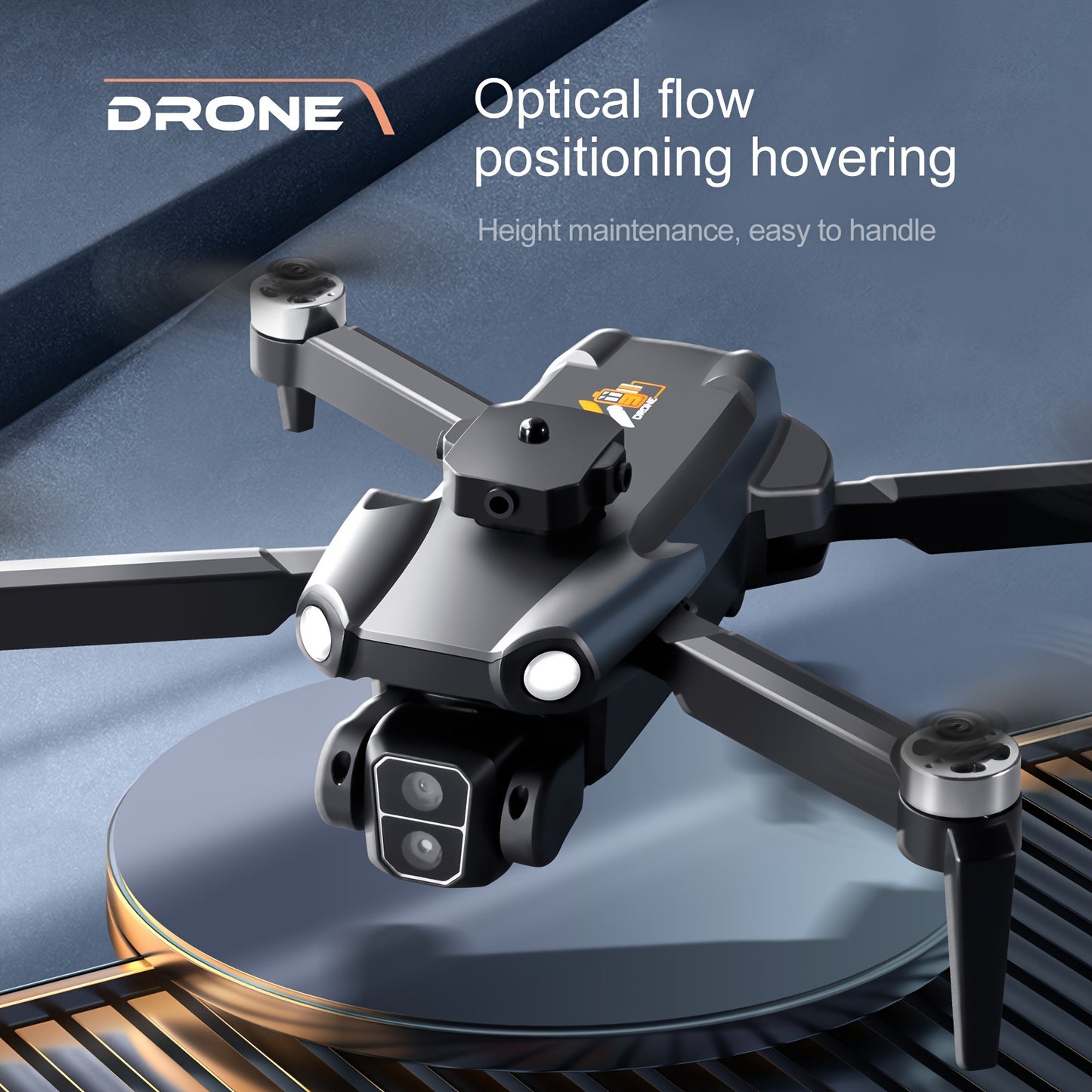 2-Battery 32-Min Long Flight Brushless Motor Drone with 4K HD Camera, Multifunctional Foldable Quadcopter, Altitude Hold, Headless Mode, Start Speed Adjustment, Carrying Bag, and LED Light for Beginners RISE DEFENSE SYSTEMS.AI PRODUCTS