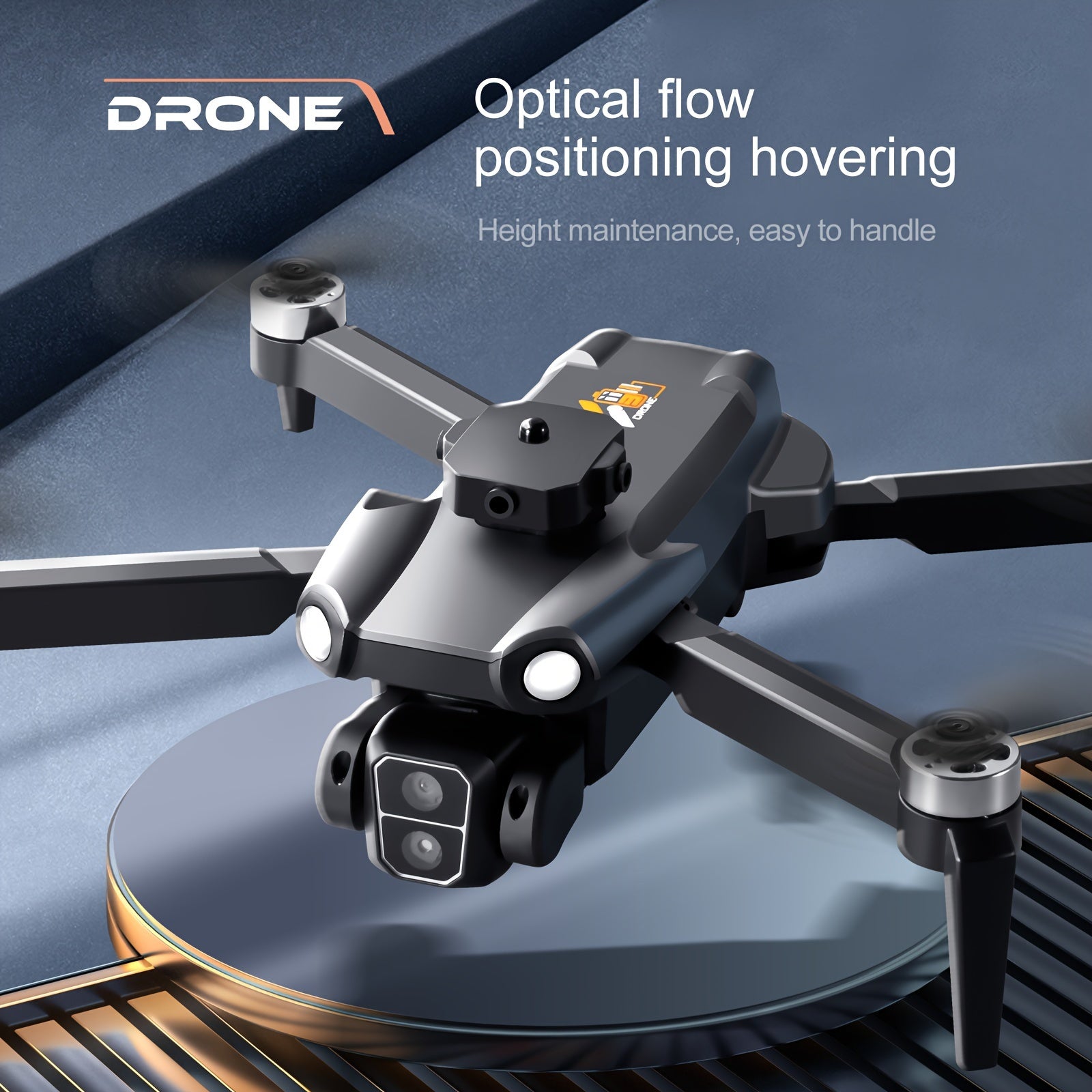 2-Battery 32-Min Long Flight Brushless Motor Drone with 4K HD Camera, Multifunctional Foldable Quadcopter, Altitude Hold, Headless Mode, Start Speed Adjustment, Carrying Bag, and LED Light for Beginners RISE DEFENSE SYSTEMS.AI PRODUCTS