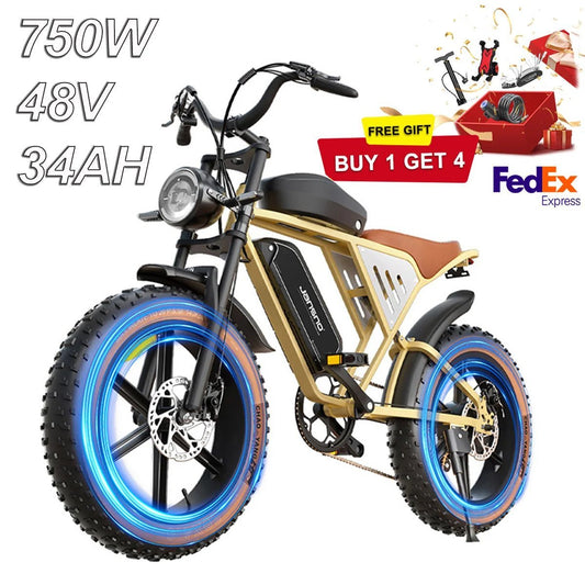 E - Bike x70 750W Dual Lithium Battery 34AH Long Range 40KM/H 20*4Fat Tire Electric Bike Mountain Electric Bicycle E - motorcycle - RISE DEFENSE SYSTEMS.AI PRODUCTS