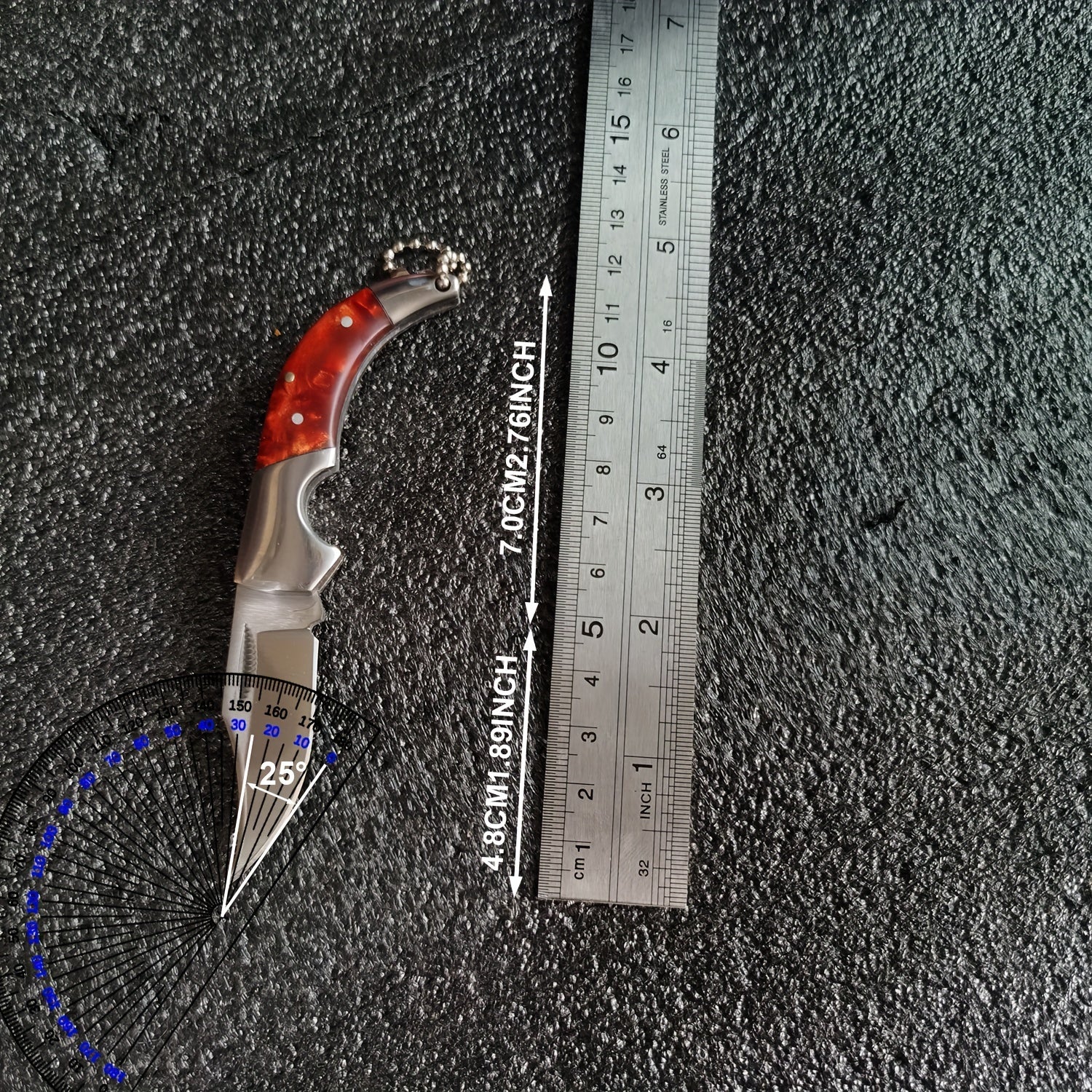 7CR13MOV Blade Folding Knife - High Hardness 58HRC Camping Survival Fishing Tool with Durable Construction and Sharp Edge RISE DEFENSE SYSTEMS.AI PRODUCTS