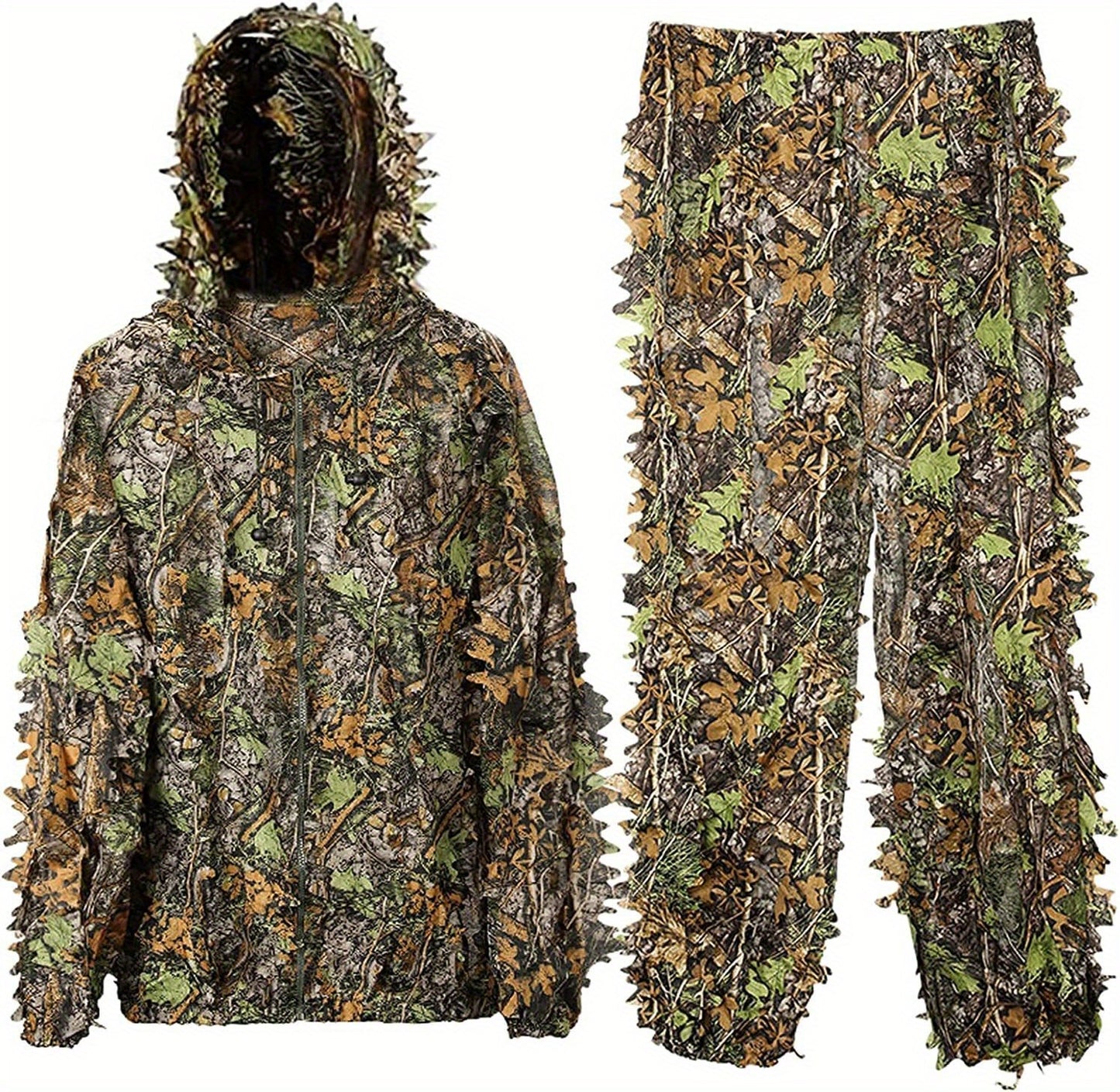 Lightweight 3D Leafy Camo Suit For Hunting, Shooting, Airsoft, And Wildlife Photography - Perfect Camouflage Gear For Turkey Hunting And More RISE DEFENSE SYSTEMS.AI PRODUCTS