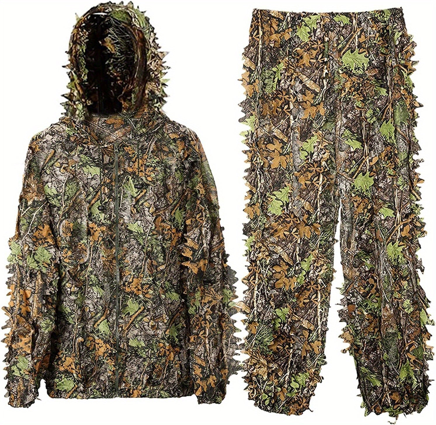 Lightweight 3D Leafy Camo Suit For Hunting, Shooting, Airsoft, And Wildlife Photography - Perfect Camouflage Gear For Turkey Hunting And More RISE DEFENSE SYSTEMS.AI PRODUCTS