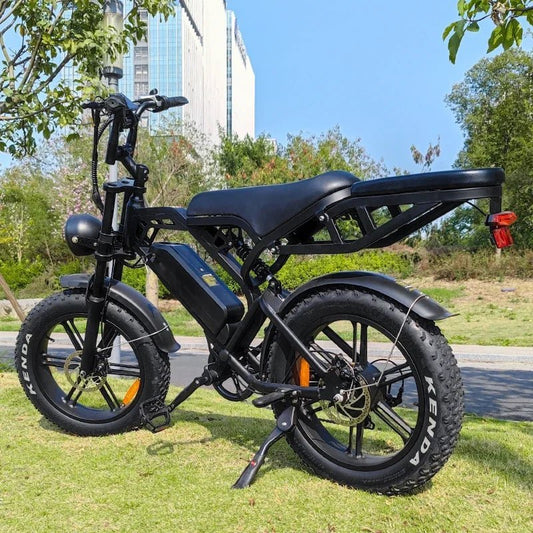 electric bike upgraded V20PRO1000W48V15AH off - road mountain beach riding for men 45KM/H with rear seat rack electric bike - RISE DEFENSE SYSTEMS.AI PRODUCTS