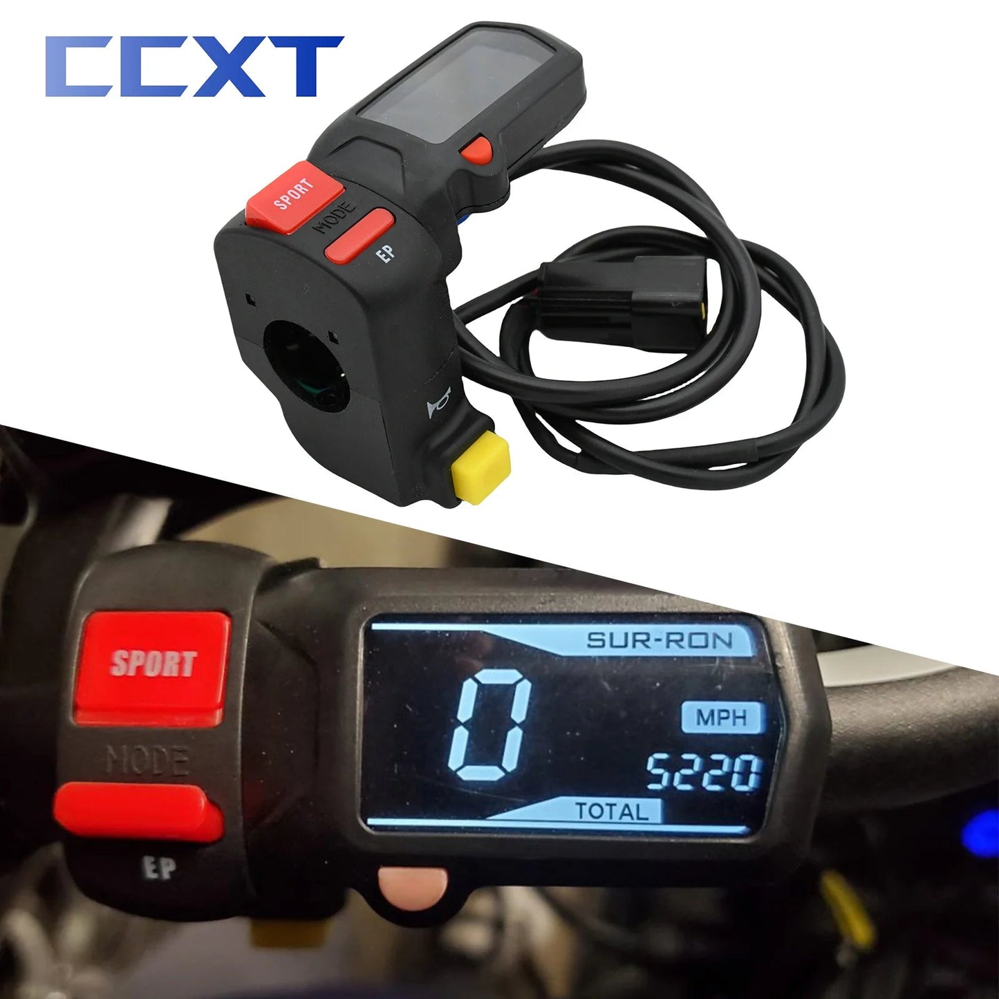 Electric Motorcycle SPORT/EP Power Mode Switch Selector Horn Switch Hour Meter Speed Meter Speedometer For Surron Light Bee S&X - RISE DEFENSE SYSTEMS.AI PRODUCTS