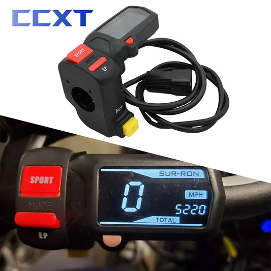 Electric Motorcycle SPORT/EP Power Mode Switch Selector Horn Switch Hour Meter Speed Meter Speedometer For Surron Light Bee S&X - RISE DEFENSE SYSTEMS.AI PRODUCTS