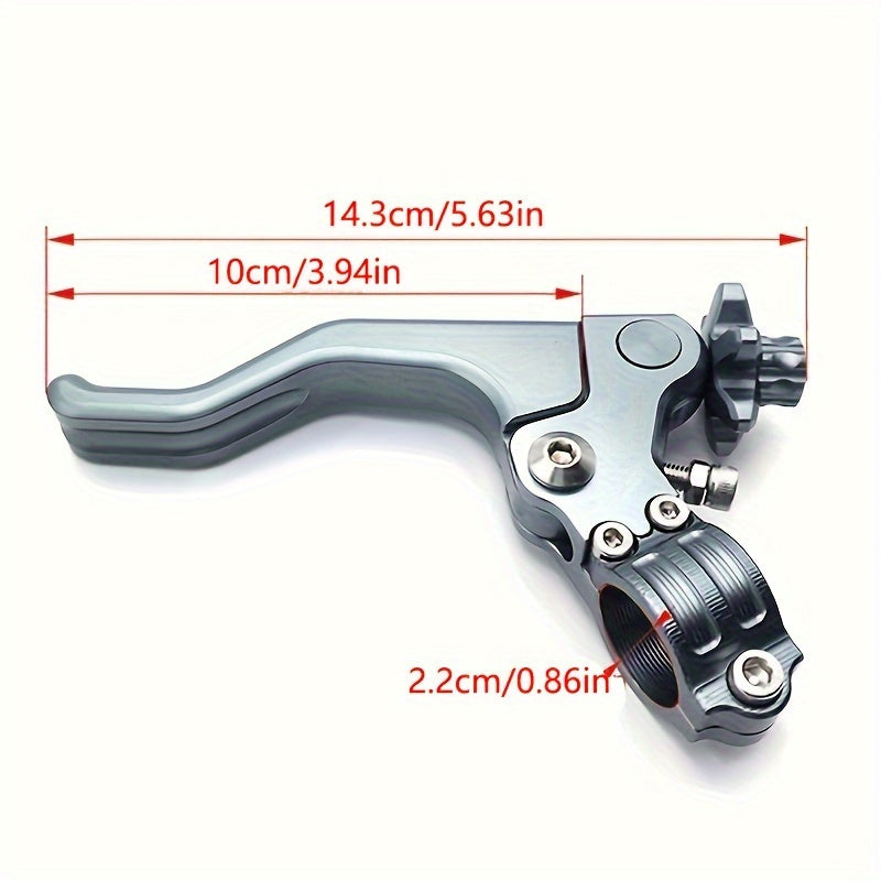Universal Easy Clutch Lever Assembly For Modified Motorcycles, Suitable For Stunt, Off-road, Racing, And Street Bikes. RISE DEFENSE SYSTEMS.AI PRODUCTS