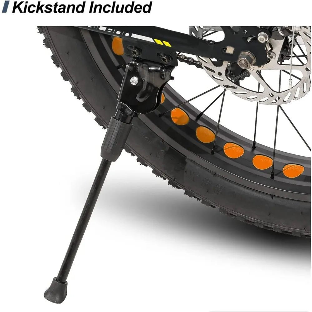 Fat Tire Mountain Bike for Boys and Girls Age 5 + Years, Shimano 7 - Speed, Dual - Disc Brake,Kids Beach and Snow Bicycle - RISE DEFENSE SYSTEMS.AI PRODUCTS