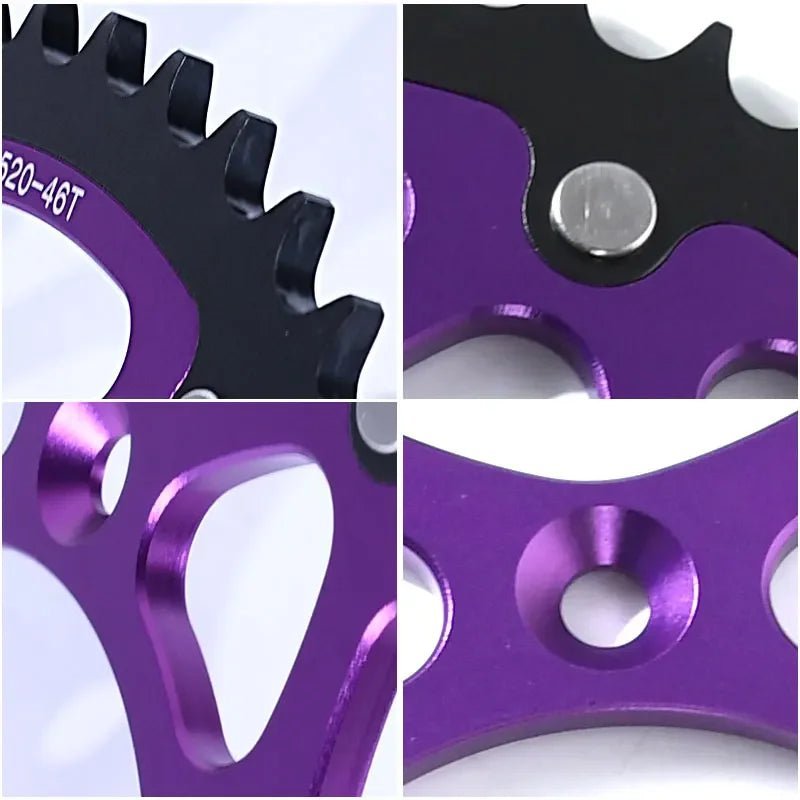For SUR - RON Ultra Bee Steel - clad Aluminum 46 Tooth Sprocket Disc Plate E - bike Off - road Dirtbike Motorcycle Accessories SURRON - RISE DEFENSE SYSTEMS.AI PRODUCTS