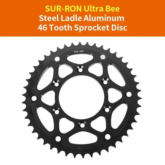 For SUR - RON Ultra Bee Steel - clad Aluminum 46 Tooth Sprocket Disc Plate E - bike Off - road Dirtbike Motorcycle Accessories SURRON - RISE DEFENSE SYSTEMS.AI PRODUCTS