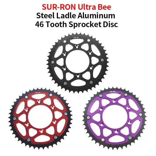 For SUR - RON Ultra Bee Steel - clad Aluminum 46 Tooth Sprocket Disc Plate E - bike Off - road Dirtbike Motorcycle Accessories SURRON - RISE DEFENSE SYSTEMS.AI PRODUCTS
