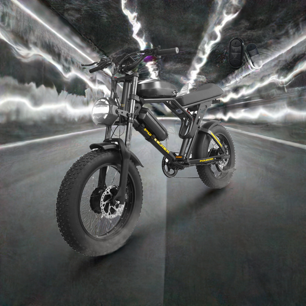 4500W 40MPH Electric Bike with 25.6Ah Battery 20"×4"Fat Tire Ebike for Adults 100Miles Electric Bicycles RISE DEFENSE SYSTEMS.AI PRODUCTS