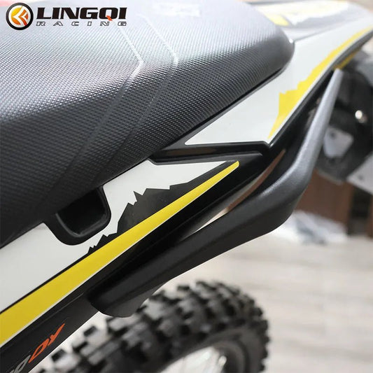 LINGQI RACING Motorcycle Modify Rear Grab Bar Rail Seat Handlebar Grip For SURRON SUR RON Ultra Bee Pit Dirt Bike Accessories - RISE DEFENSE SYSTEMS.AI PRODUCTS