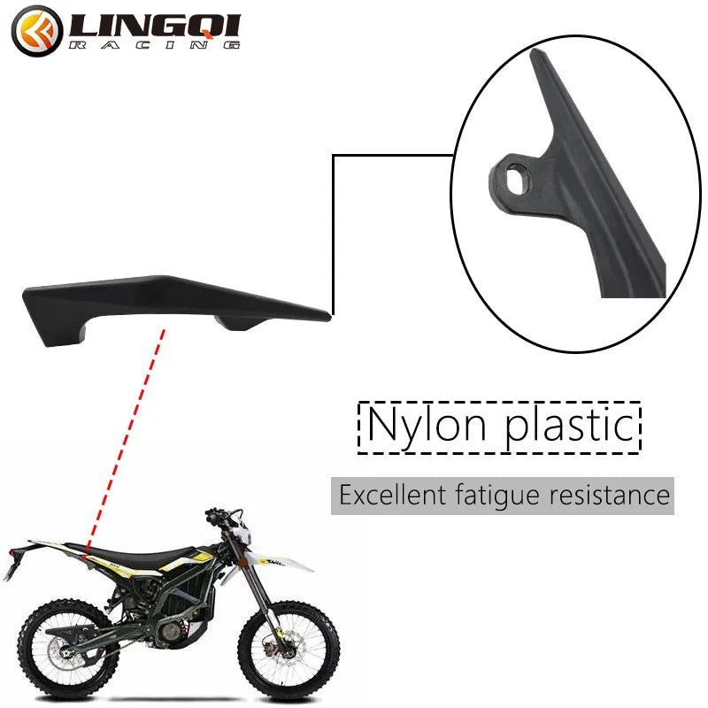 LINGQI RACING Motorcycle Modify Rear Grab Bar Rail Seat Handlebar Grip For SURRON SUR RON Ultra Bee Pit Dirt Bike Accessories - RISE DEFENSE SYSTEMS.AI PRODUCTS