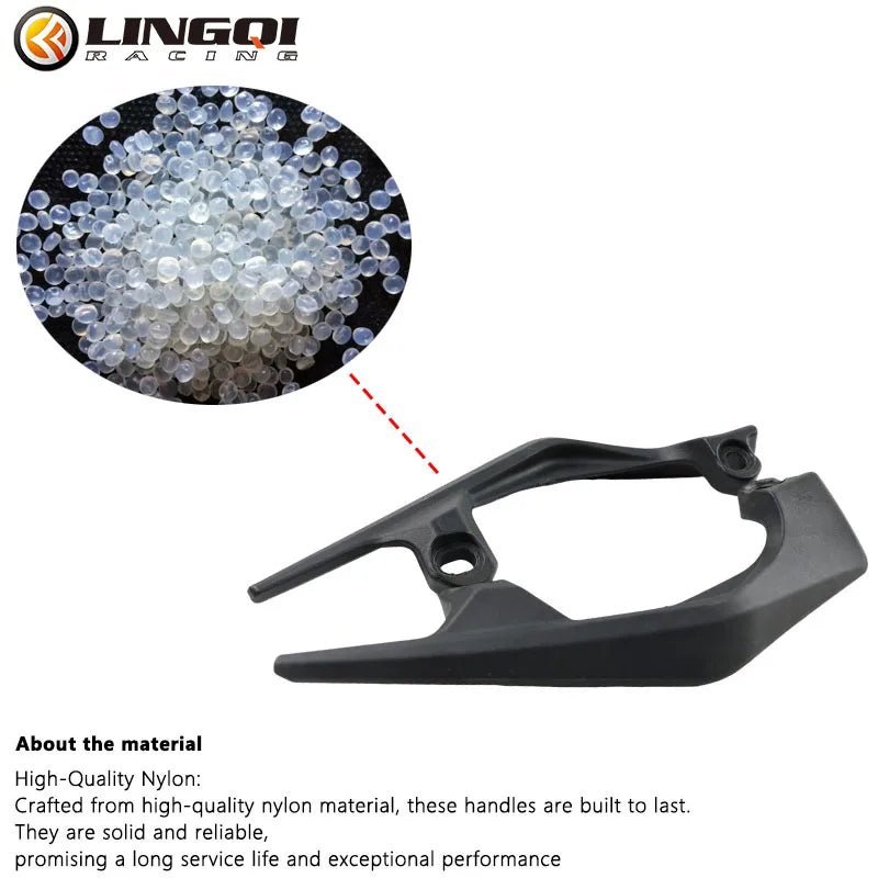LINGQI RACING Motorcycle Modify Rear Grab Bar Rail Seat Handlebar Grip For SURRON SUR RON Ultra Bee Pit Dirt Bike Accessories - RISE DEFENSE SYSTEMS.AI PRODUCTS