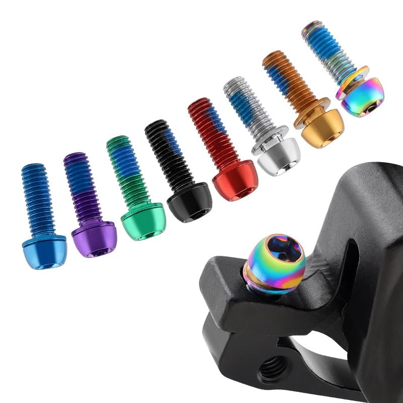 MUQZI 6pcs Bike M6x17mm Crank Arm Fixing Bolts Bicycle Disc Brake Caliper Bolts MTB Stem Screws - RISE DEFENSE SYSTEMS.AI PRODUCTS