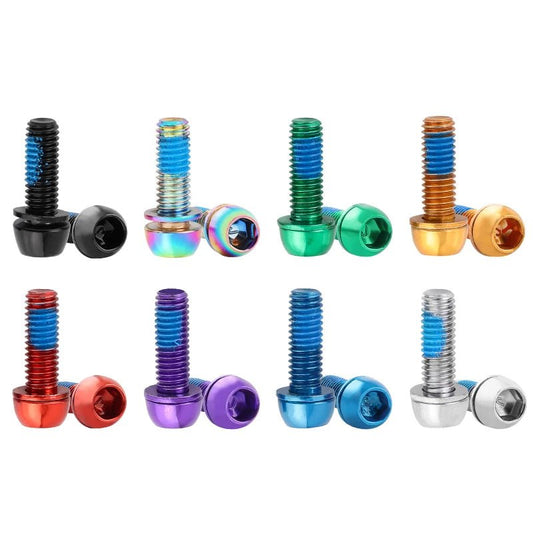 MUQZI 6pcs Bike M6x17mm Crank Arm Fixing Bolts Bicycle Disc Brake Caliper Bolts MTB Stem Screws - RISE DEFENSE SYSTEMS.AI PRODUCTS