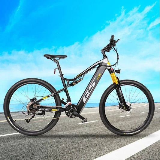 New Ebike 500W 27.5 - inch Electric Bicycle Aluminum Alloy Full Suspension Ebike 48V 17AH Lithum Battery Convenient Low Noise Bike - RISE DEFENSE SYSTEMS.AI PRODUCTS