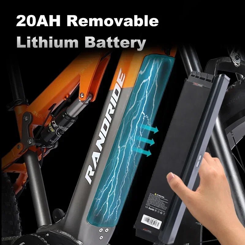 New Ebike LAFLY - X800 1500W 48V 20AH 26 Inch 4.0 Fat Tyre Off - road Electric Bike Men's Mountain Bike Snowmobile Electric Bike - RISE DEFENSE SYSTEMS.AI PRODUCTS