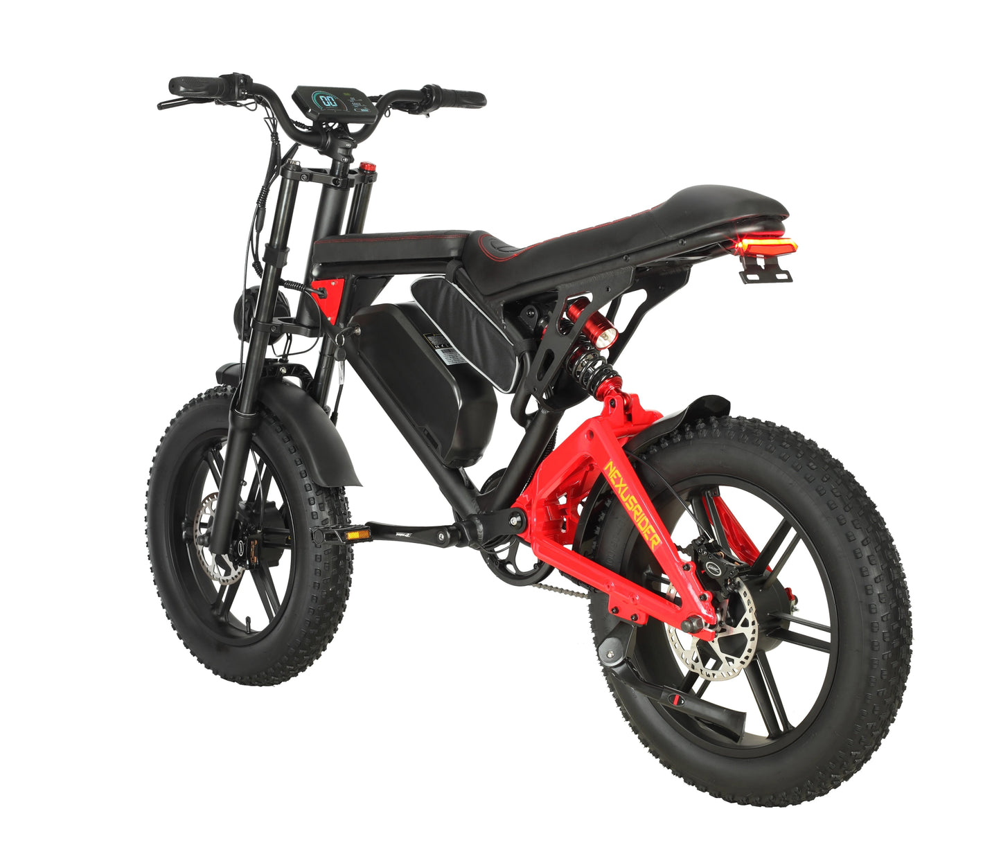Nexusrider ThunderStrike Electric Dirt Bike Motorcycle 20inch Dual 2000W Full Suspension E Mountain City Bike For Adults Man - RISE DEFENSE SYSTEMS.AI PRODUCTS