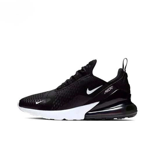 Nike Air Max 270 Mesh Shock Absorption Non - Slip Abrasion Resistant Low Top Air Cushion Running Shoes Unisex Black & White - RISE DEFENSE SYSTEMS.AI PRODUCTS