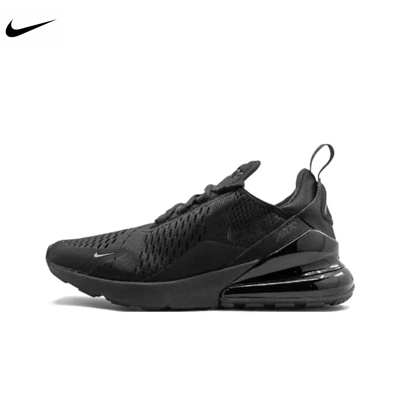 Nike Air Max 270 Mesh Shock Absorption Non - Slip Abrasion Resistant Low Top Air Cushion Running Shoes Unisex Black & White - RISE DEFENSE SYSTEMS.AI PRODUCTS