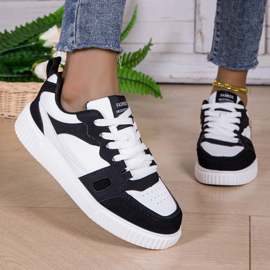 Women Shoes Skateboarding Shoes For Men Fashion Sneakers Lightweight White Black Sports Running Outdoor Casual Shoes Size36 - 46 - RISE DEFENSE SYSTEMS.AI PRODUCTS