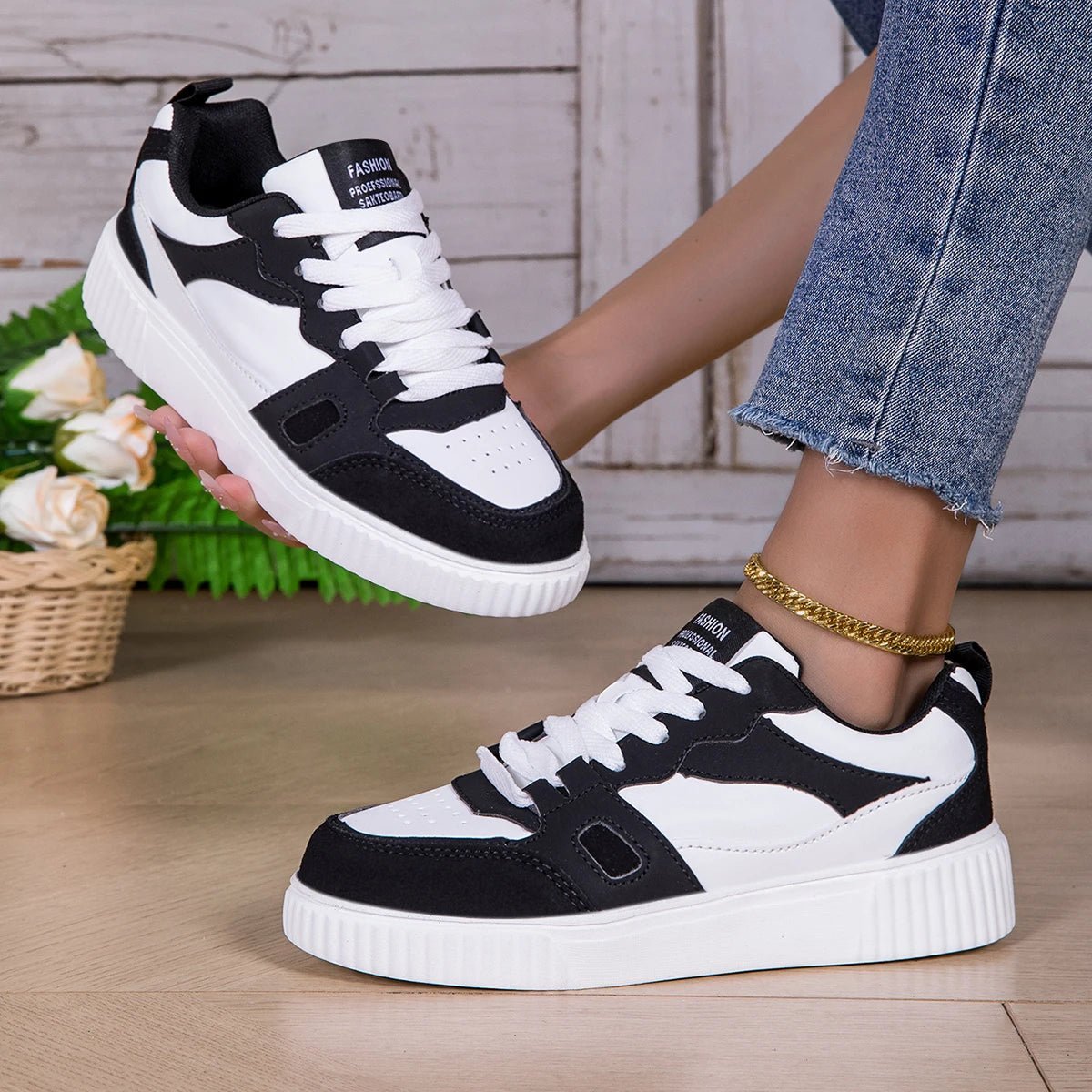Women Shoes Skateboarding Shoes For Men Fashion Sneakers Lightweight White Black Sports Running Outdoor Casual Shoes Size36 - 46 - RISE DEFENSE SYSTEMS.AI PRODUCTS