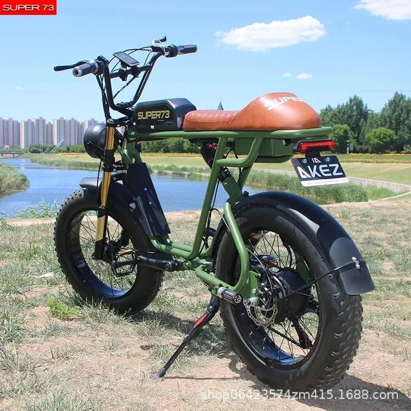 X - Black Knight Dual Motor Dirt Bike 36AH1500W Dual Battery Ebike 20 inch Fat E Mountain Bike bike - RISE DEFENSE SYSTEMS.AI PRODUCTS