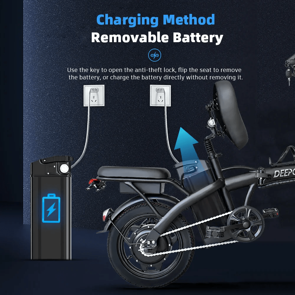ZPW Ebike K100 400W 48V 30AH Electric bike Adult Fat Tire Folding Electric Bicycle City Commuter Electric Bike Urban Ebike - RISE DEFENSE SYSTEMS.AI PRODUCTS